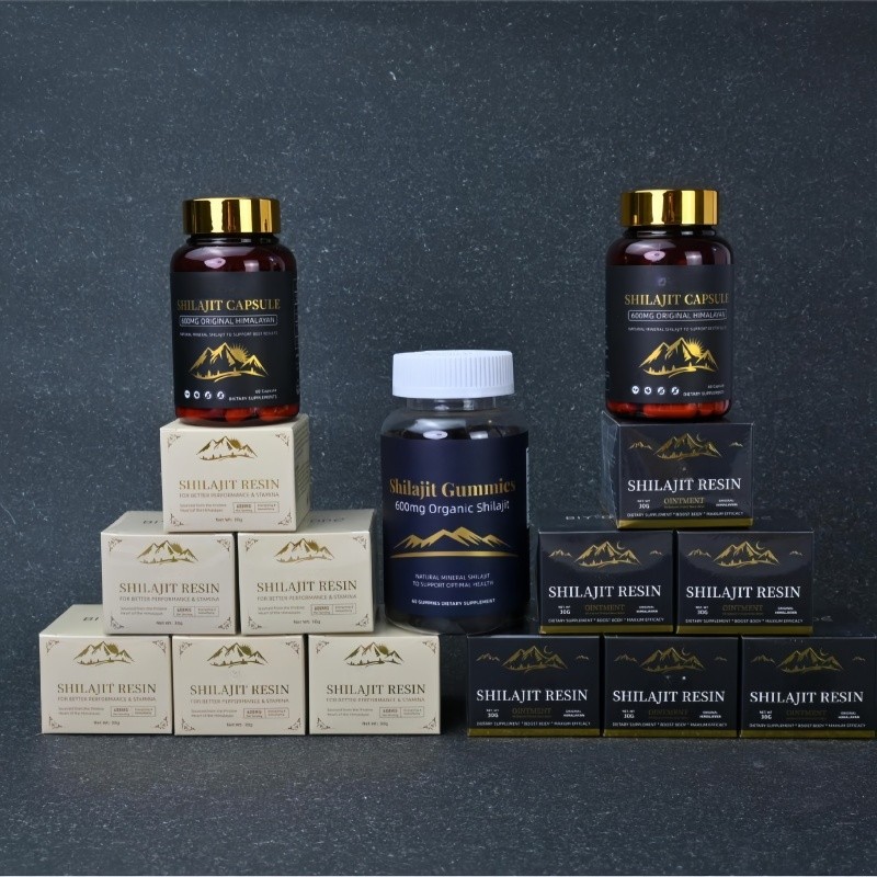 OEM Private Label Shilajit 100% Pure Natural Himalayan Organic Shilajit Capsules Resin Shilajit Resin