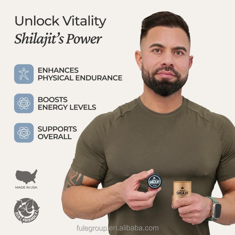 Hot Sale Herbal Extract Dietary Supplement Shilajit Capsules from Himalayan Gold