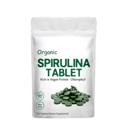 Manufacturer Supply 100% Pure Natural Organic Energy Boosting Spirulina Tablets