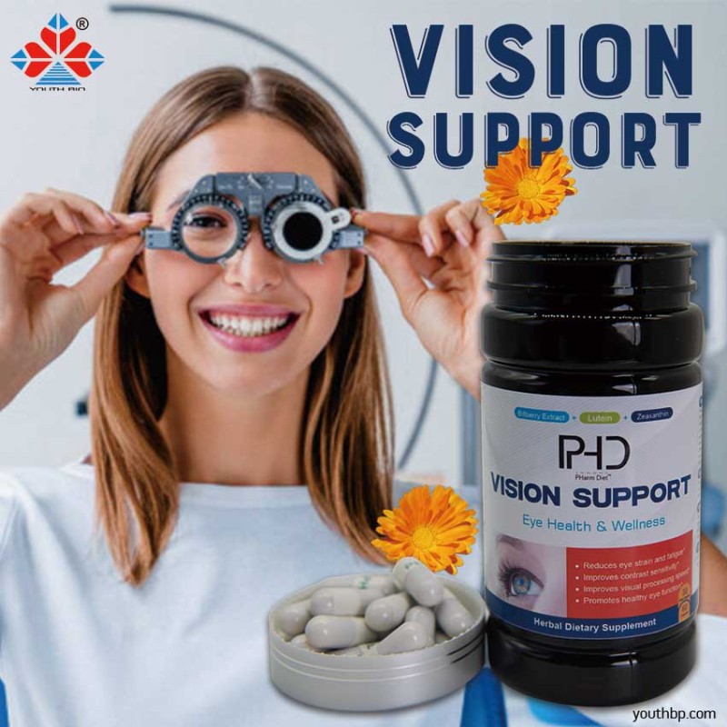 Aladdin Adult Bilberry Lutein Zeaxanthin Softgel Capsules Bulk Supply Vision Care Reduce Eye Strain Health Support 90