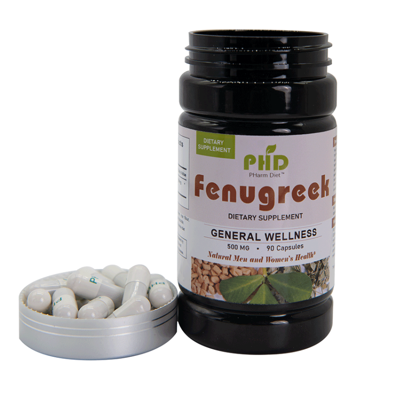 Adult Bulk Supply Fenugreek Extract Capsules 40% Saponins Powder Herbal Supplement Not Suitable for Teens or Pregnant Women