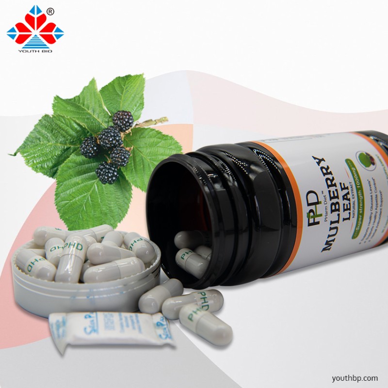 Vegan Mulberry Leaf Extract Capsules 500mg with Capsaicin