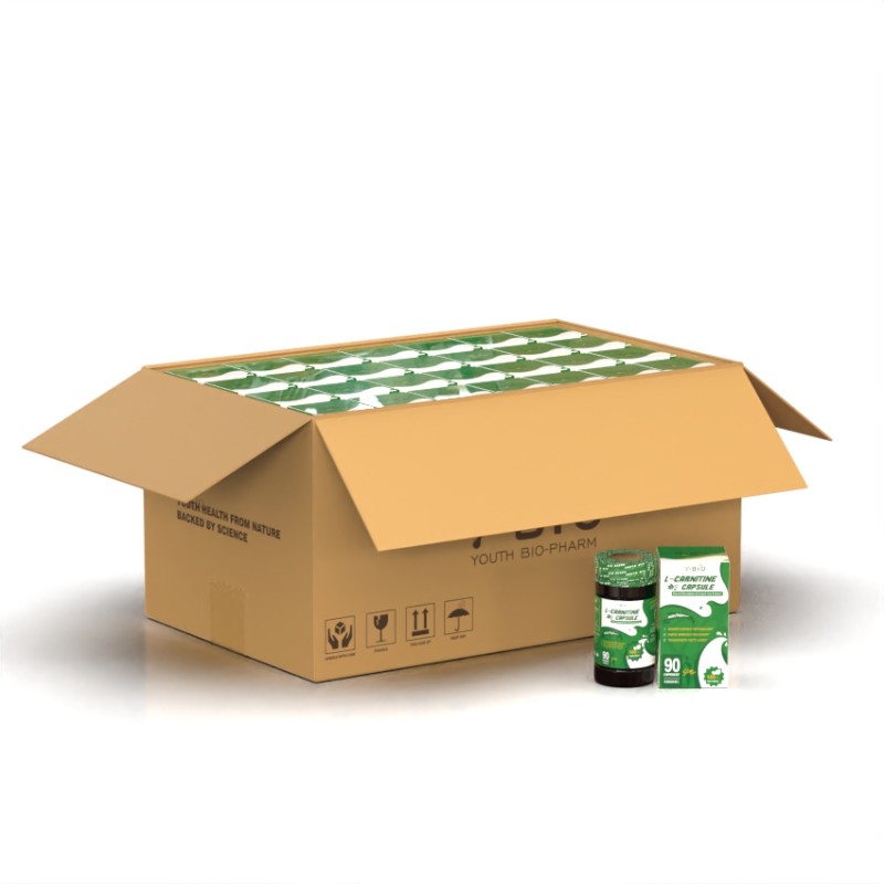 Private Label Green Tea L-Carnitine Capsules OEM Bulk Zinc Chromium Weight Loss Energy Metabolism Support Halal Vegan