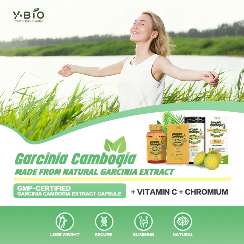 HALA Certified Youth Garcinia Cambogia Extract Capsules (1000mg HCA 60% Vitamin C Chromium) - Weight Loss Beauty Detox Effects