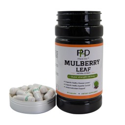 Vegan Mulberry Leaf Extract Capsules 500mg with Capsaicin