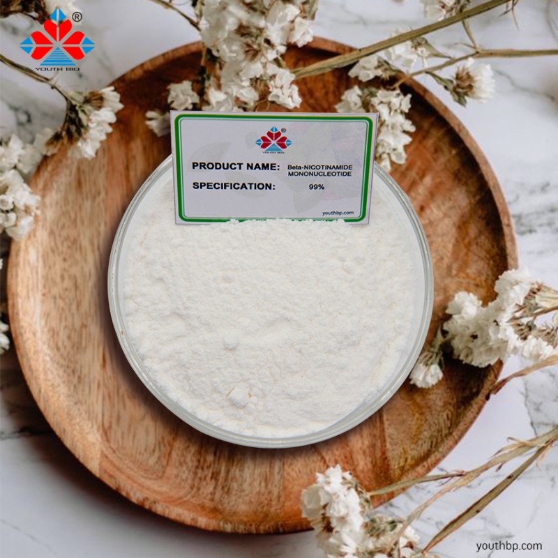Β-Nicotinamide Mononucleotide Herbal Extract Food Grade 99% White Powder Plastic Container 1kg MOQ Vacuum Packed Jar HPLC