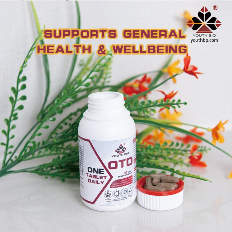 Adult Children Herbal Supplement Turmeric Complex Vitamin Tablets Bulk Supply Improve Bone Density Immune Support