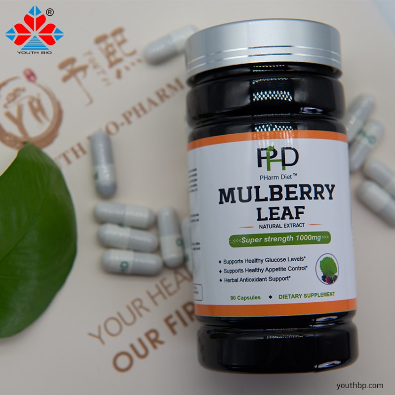 Vegan Mulberry Leaf Extract Capsules 500mg with Capsaicin