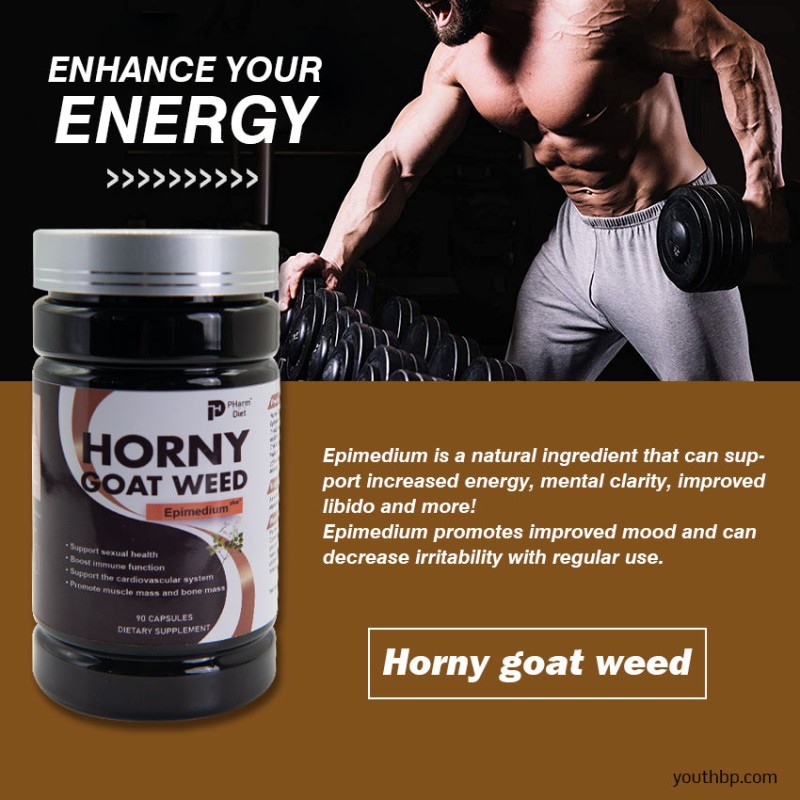 Youth Adult Horny Goat Weed Extract Capsules Herbal Supplement 90 Capsules/Bottle Energy Management Not Suitable for Pregnant Women