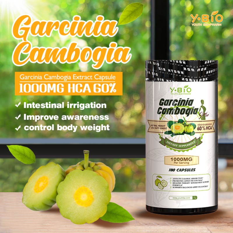 HALA Certified Youth Garcinia Cambogia Extract Capsules (1000mg HCA 60% Vitamin C Chromium) - Weight Loss Beauty Detox Effects