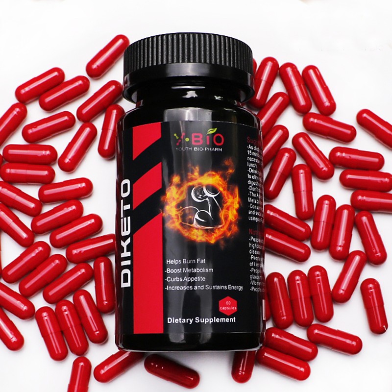 Youth Diketo Softgel Capsules Herbal Weight Loss Supplement Tribulus Terrestris Saponins 90 Capsules/Bottle Adult Not Suitable for Teen Pregnancy