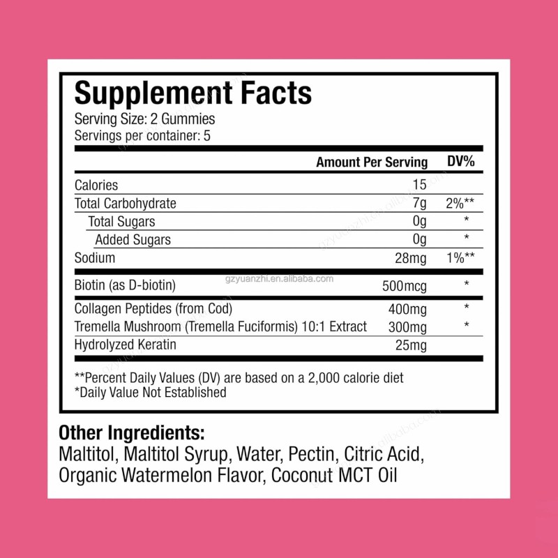 OEM Mushroom Gummies Natural Ashwagandha Supplement Adult Sugar-Free Gluten Artificial Color Vegan Friendly