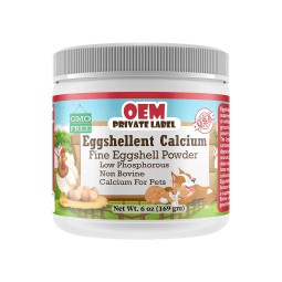 Private Label Egg Shell Powder Calcium Supplement Cats Dogs Muscle Joint Bone Support Egg Shell Calcium