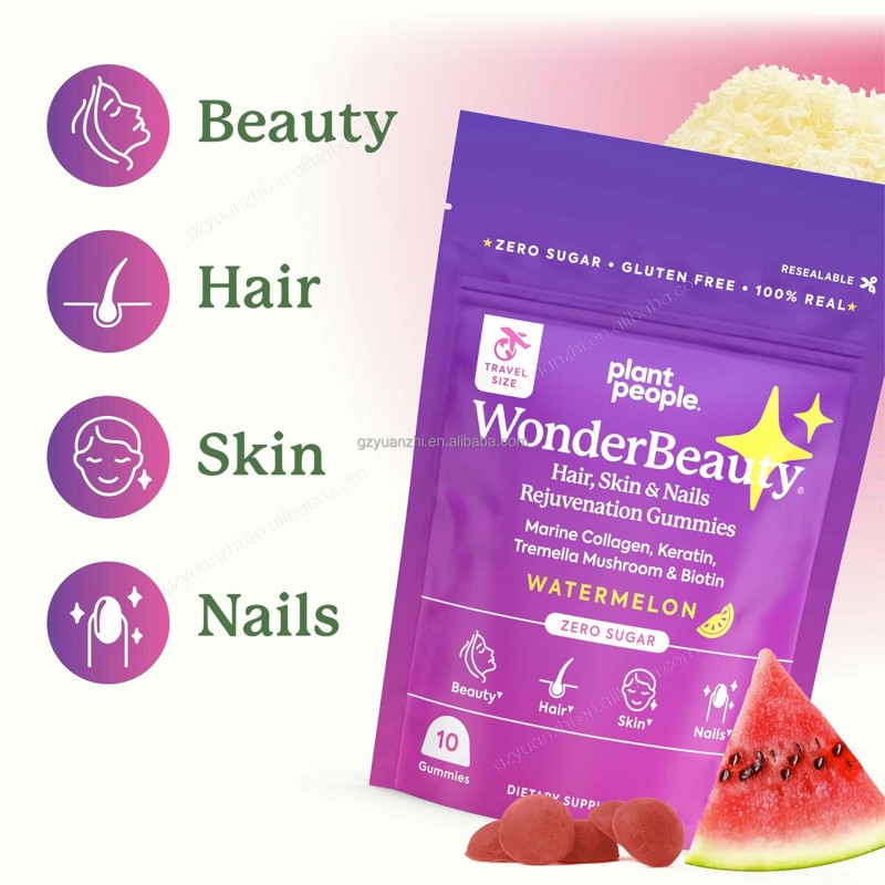 OEM Mushroom Gummies Natural Ashwagandha Supplement Adult Sugar-Free Gluten Artificial Color Vegan Friendly