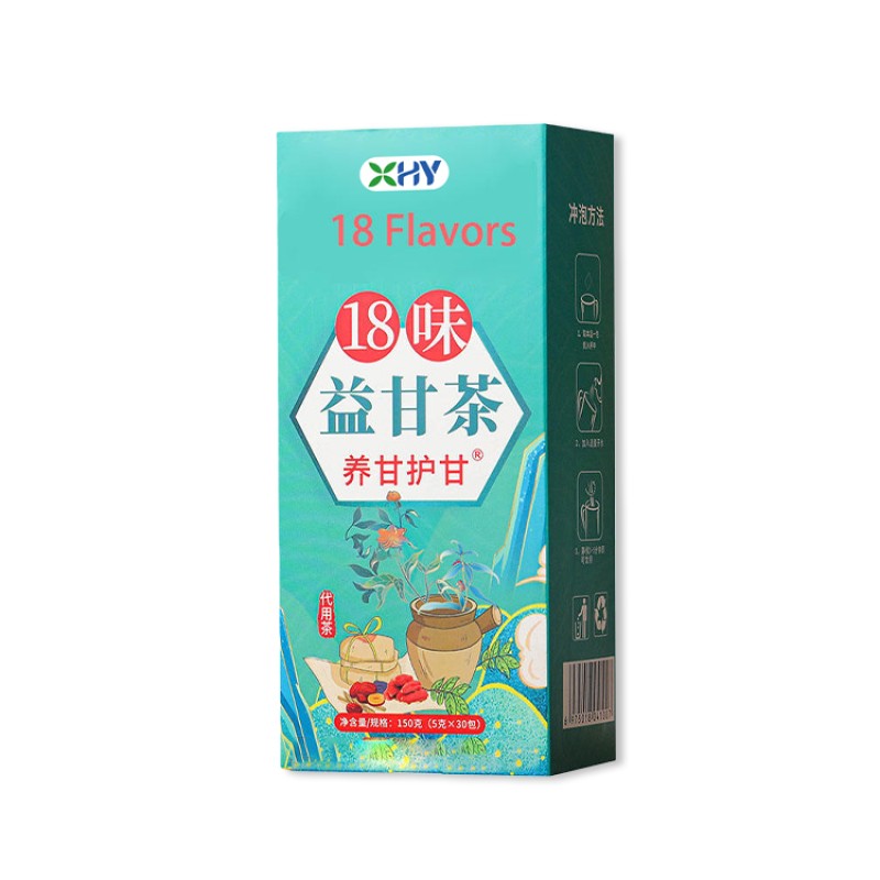 Private Label Chinese Herbal 18 Ingredients Kidney Nourishing Liver Tea Eye Health Support Adult Anti-Toxin Not for Newborns Pregnant Women