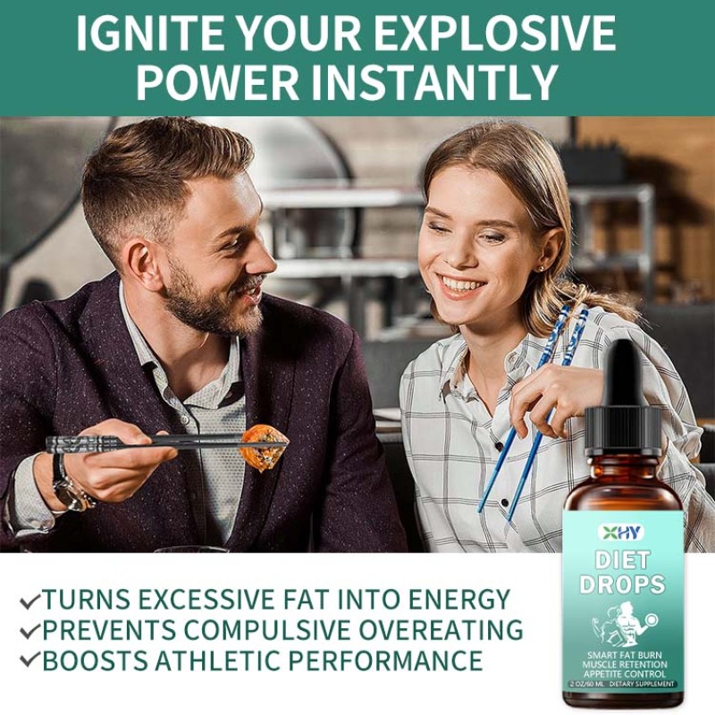 OEM Formula 100% Natural Resolution Herbal Detox Oral Liquid Diet Drops Vitamin Health Food Grade Chromium Adult