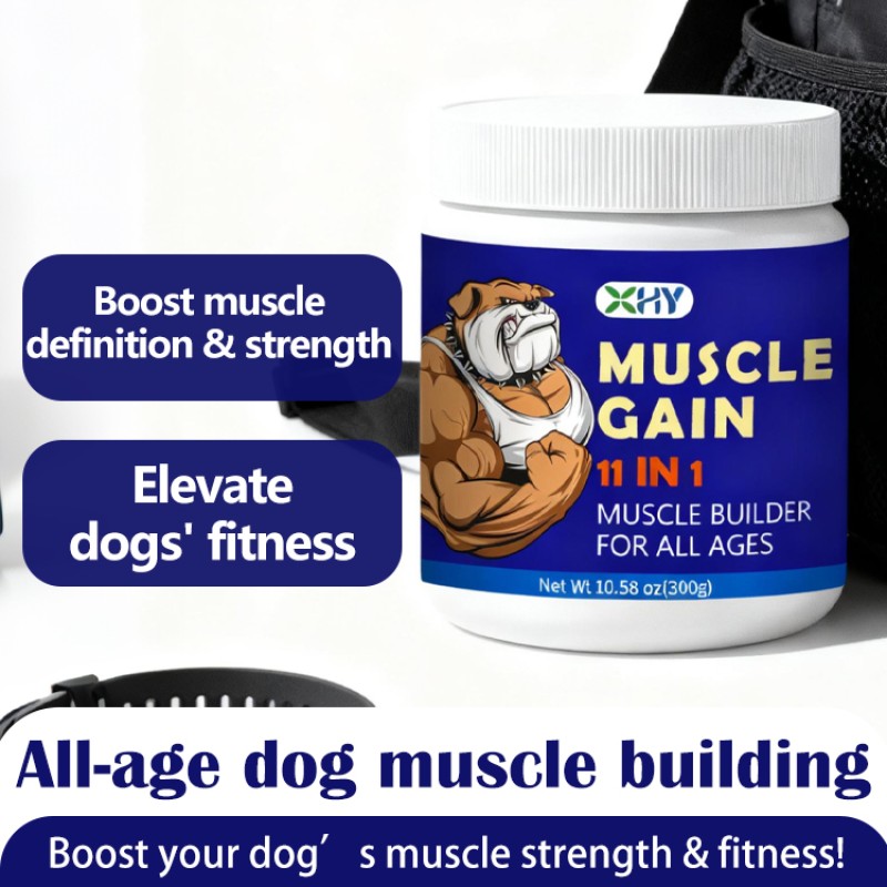 Pet Muscle Enhancement and Strength Support Soft Chews Pet Nutritional Supplement Canine Muscle Enhancement