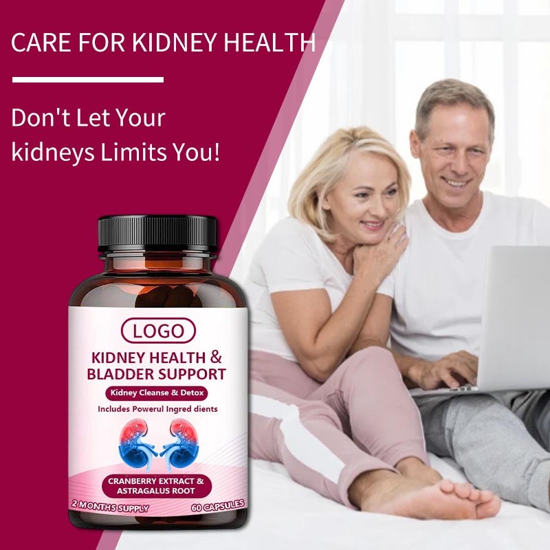 Private Label Health Capsules Complex Capsules for Kidney and Bladder Detox Vitamin Support Adult Urinary Tract Kidney Cleanse
