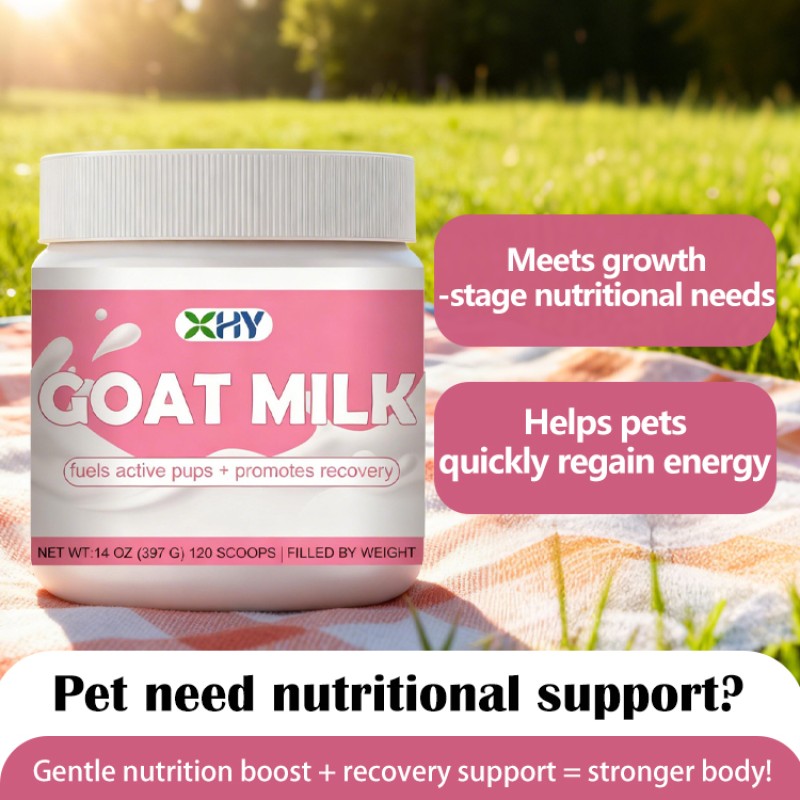 OEM Puppy Kitten Goat Milk Powder Pet Supplement Goat Milk Powder Rich in Vitamins