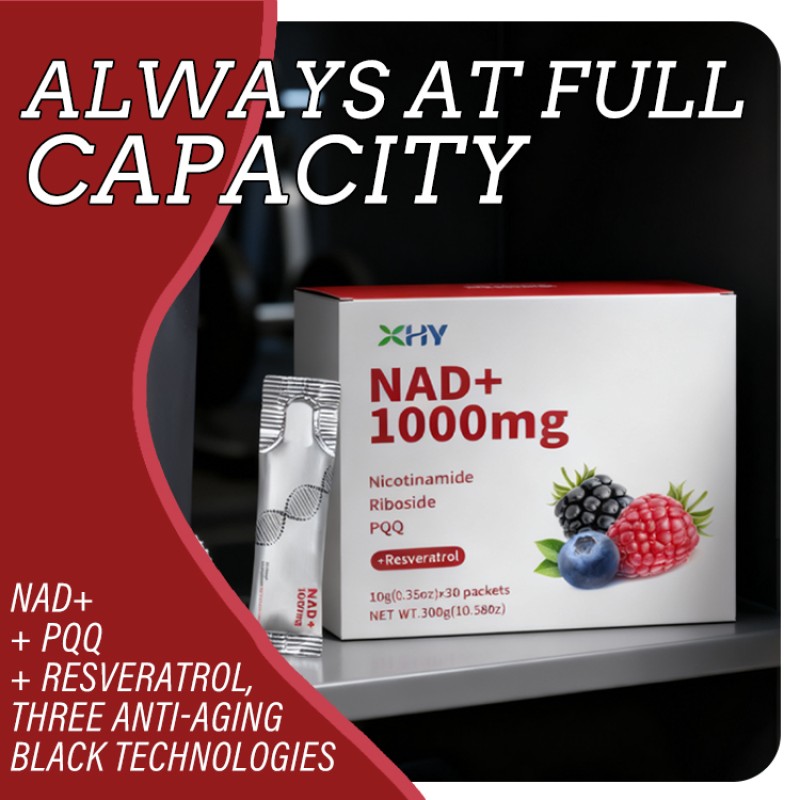 Stock NAD+ Berry Flavor Drink Instant Drink Powder Supplement from Manufacturer Supply Vitamin