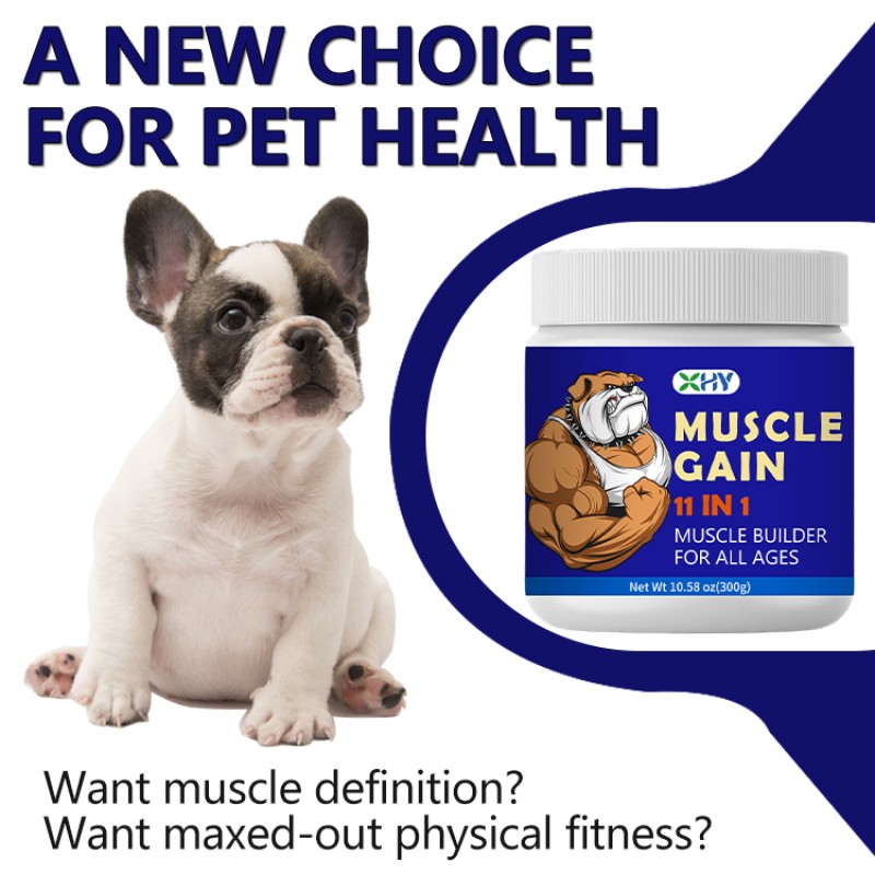 Pet Muscle Enhancement and Strength Support Soft Chews Pet Nutritional Supplement Canine Muscle Enhancement