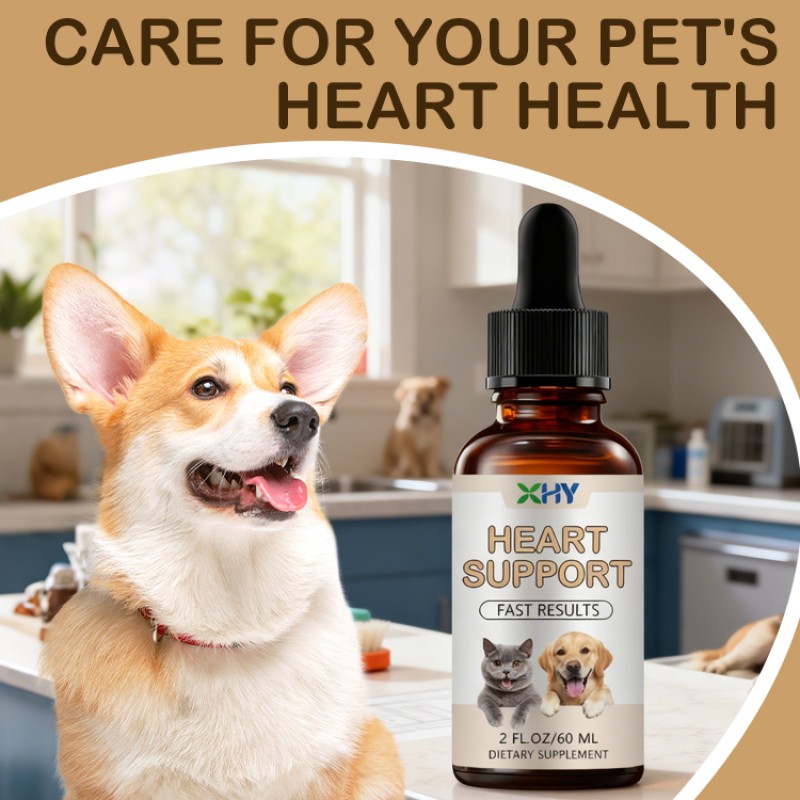 OEM Private Label Heart Support Liquid Drops Health Supplement Enhance Heart Function Liquid Drops Overall Health Drops