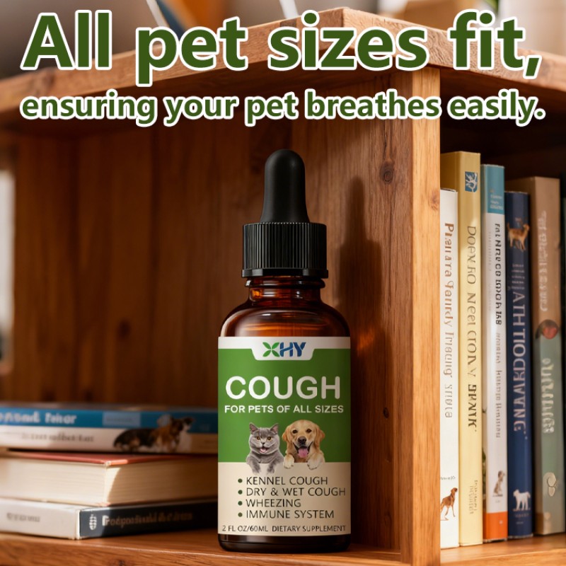 Pet Cough Relief Drops Treatment Licorice Extract Relieve Dog Cough Drops