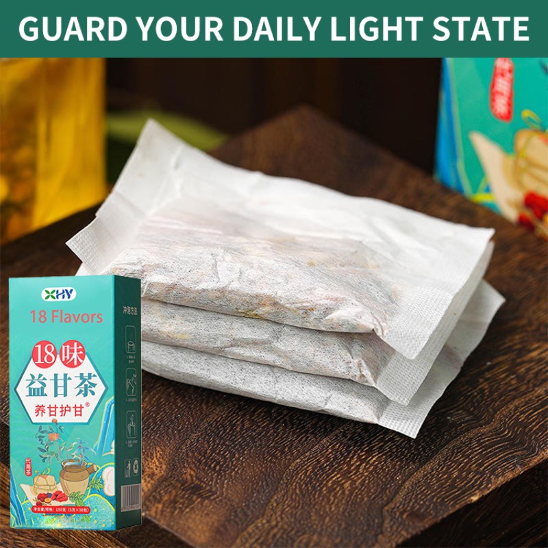 Private Label Chinese Herbal 18 Ingredients Kidney Nourishing Liver Tea Eye Health Support Adult Anti-Toxin Not for Newborns Pregnant Women