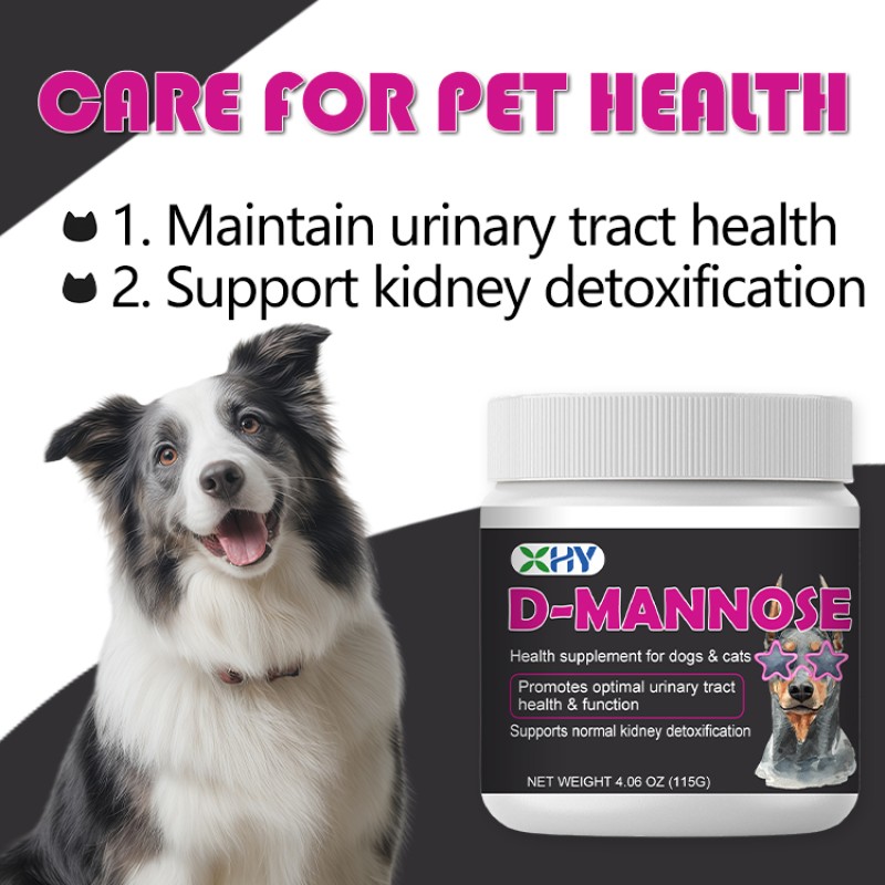 OEM ODM Dog Cat D-Mannose Supplement Powder Effective Treatment for Urinary Tract Infections D-Mannose Powder