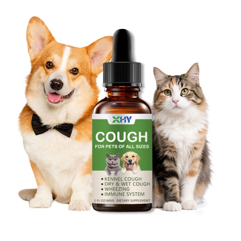 Pet Cough Relief Drops Treatment Licorice Extract Relieve Dog Cough Drops