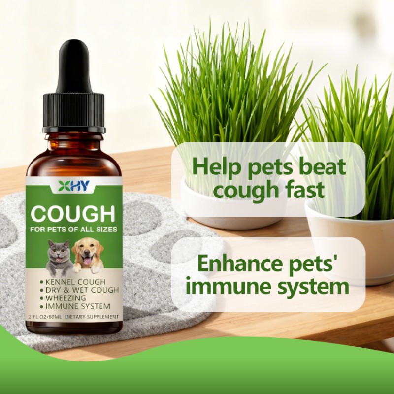 Pet Cough Relief Drops Treatment Licorice Extract Relieve Dog Cough Drops