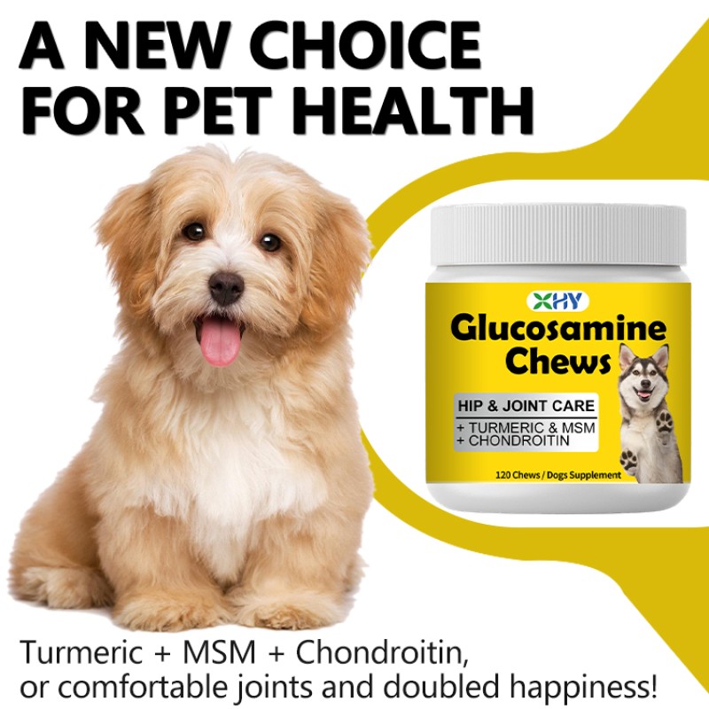 OEM Glucosamine Chondroitin Joint Chews Pet Supplement for Dogs