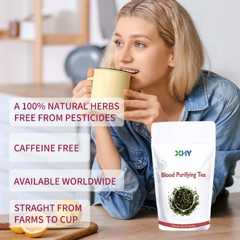 Private Label Women's Beauty Tea for Hormone Balance Vaginal Probiotics Cycle Detox Blood Through Function