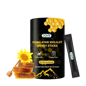 OEM GMP Enhanced Energy Immune Support Organic Multi Minerals Fulvic Acid Gold Pure Himalayan Shilajit Adult Honey Sticks