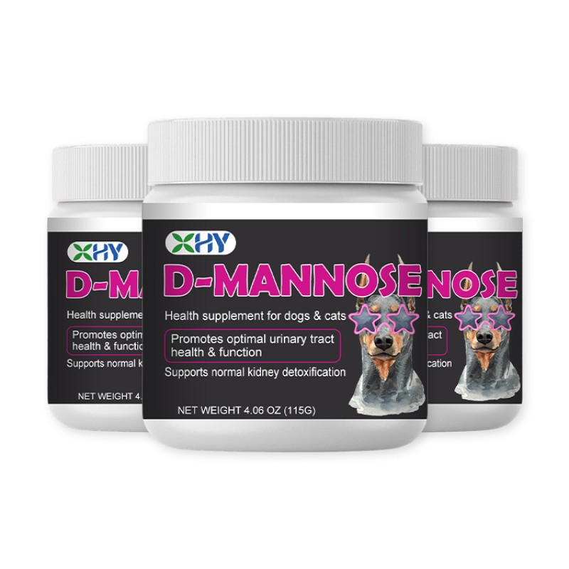 Cat Dog Urinary Tract Health Powder Supplement with D-Mannose Reduces Urinary Frequency