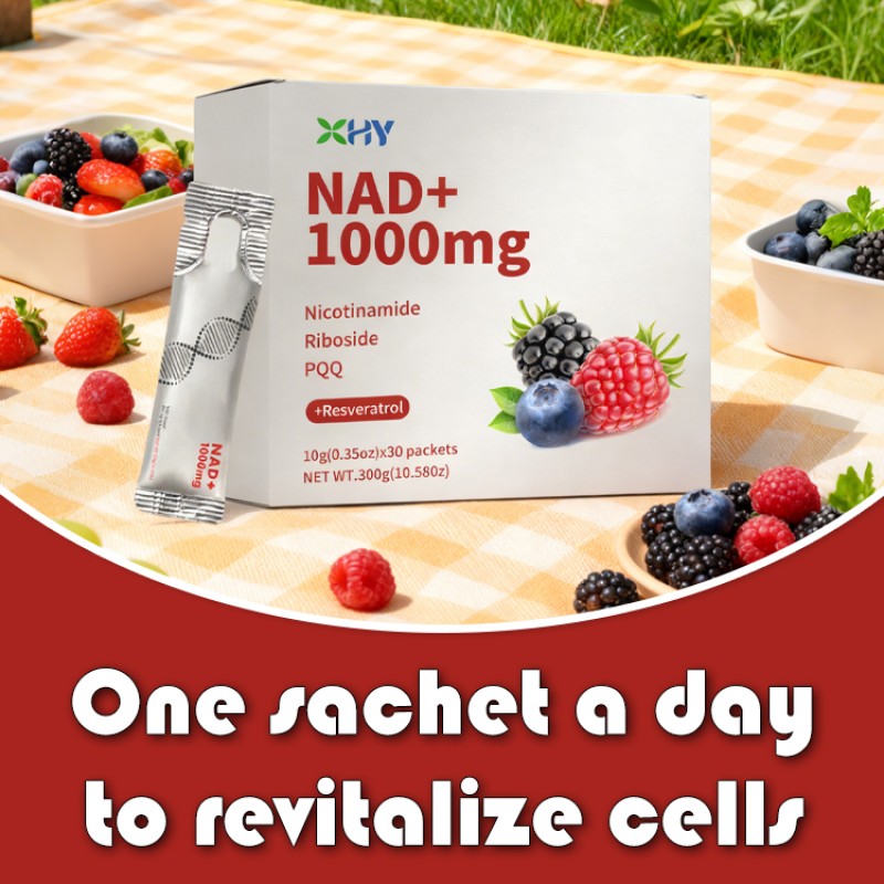 Stock NAD+ Berry Flavor Drink Instant Drink Powder Supplement from Manufacturer Supply Vitamin