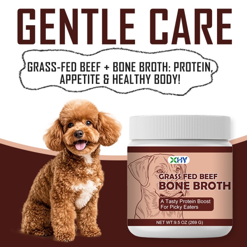 Premium Manufacturer Supply Pet Bone Broth Powder Health Care and Supplement Dog Bone Broth