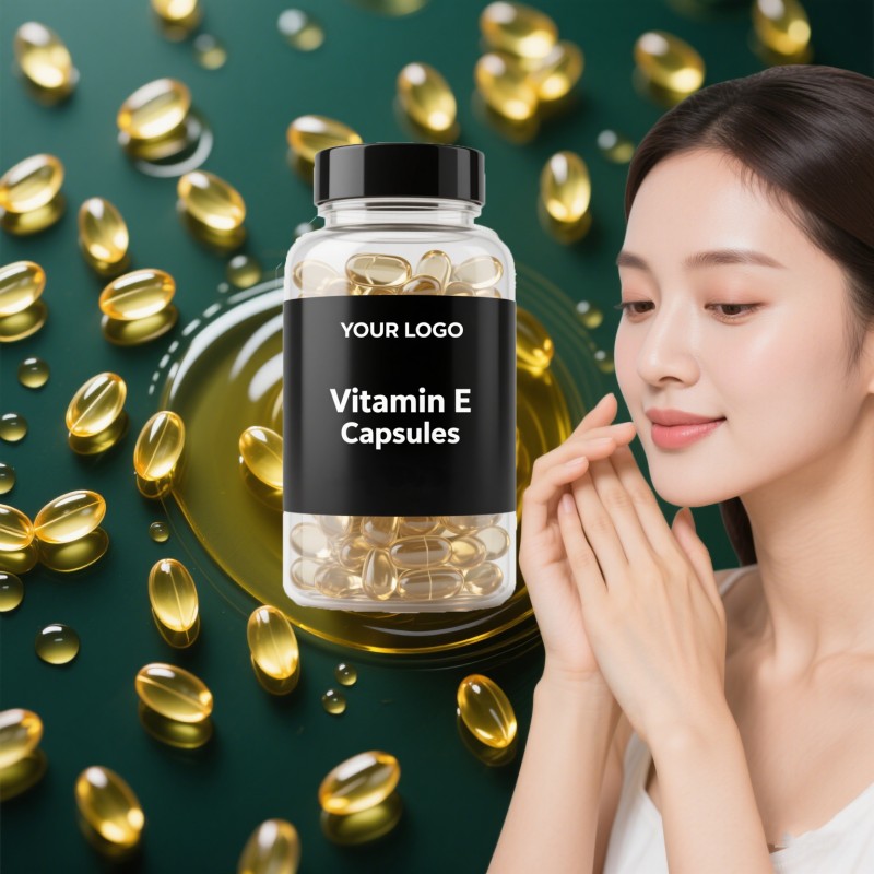 Immune Support Vitamin E Capsules Natural Organic Vitamin E Softgel for Adults and Children