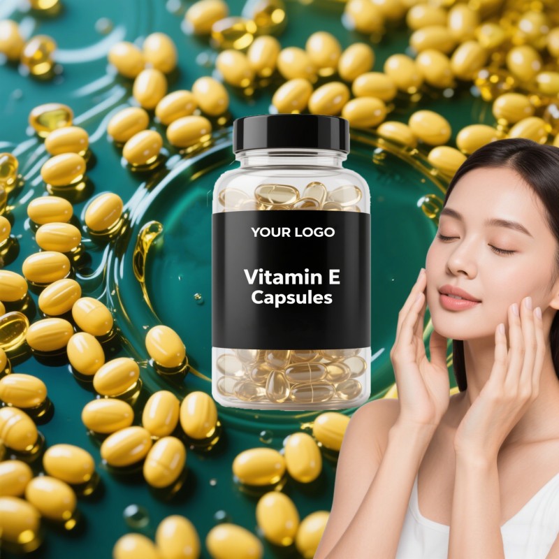 Immune Support Vitamin E Capsules Natural Organic Vitamin E Softgel for Adults and Children