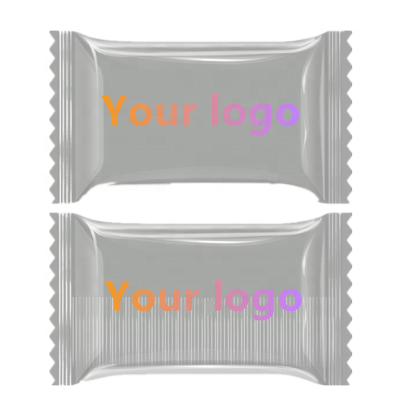 Personalized Promotional Personalised Custom logo Printed Wrapped Mints for Wedding