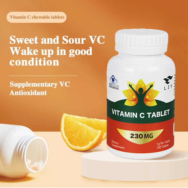 Vitamin C Chewable Tablets High Content Vitamin C Chewable Tablets Energy Boosting Immunity Antioxidant Dietary Supplements
