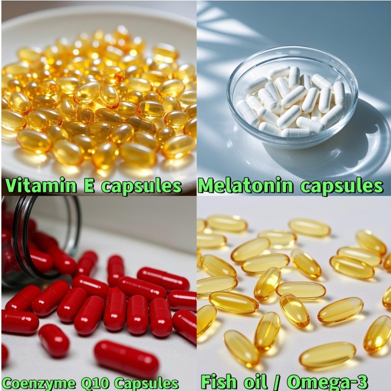 Oem/Odm High Efficiency Vitamin E Softgels Immune Supplement Vitamin E for Skin