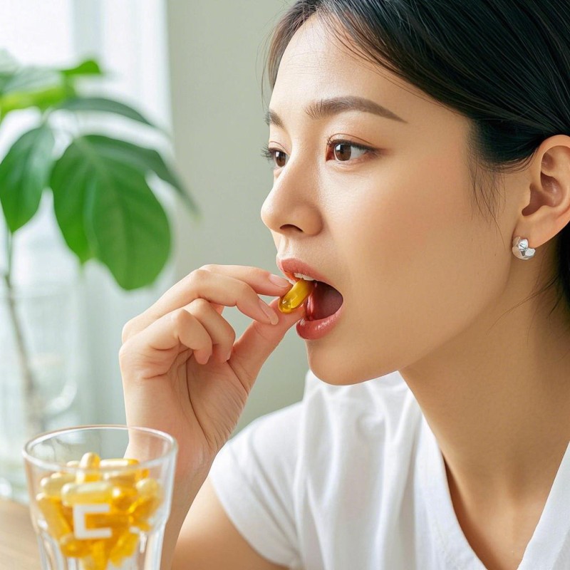 Oem New Product Customization Bag Pack Vitamin E Oil Capsules for Face  for Hair-Protection