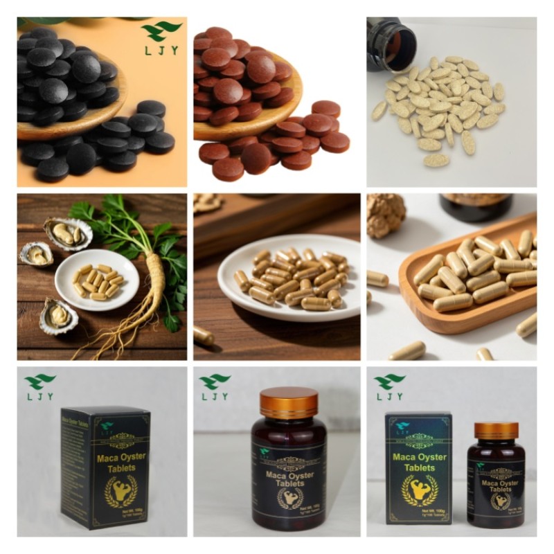 OEM  Men Health Herbal Supplements Maca Root oyster Capsule and Maca Oyster Tablets for Improving Immunity