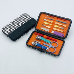 High Quality Portable Stainless Steel Manicure Pedicure Set 12PC Including Tweezers Nail Clippers New Fashion urious Infants