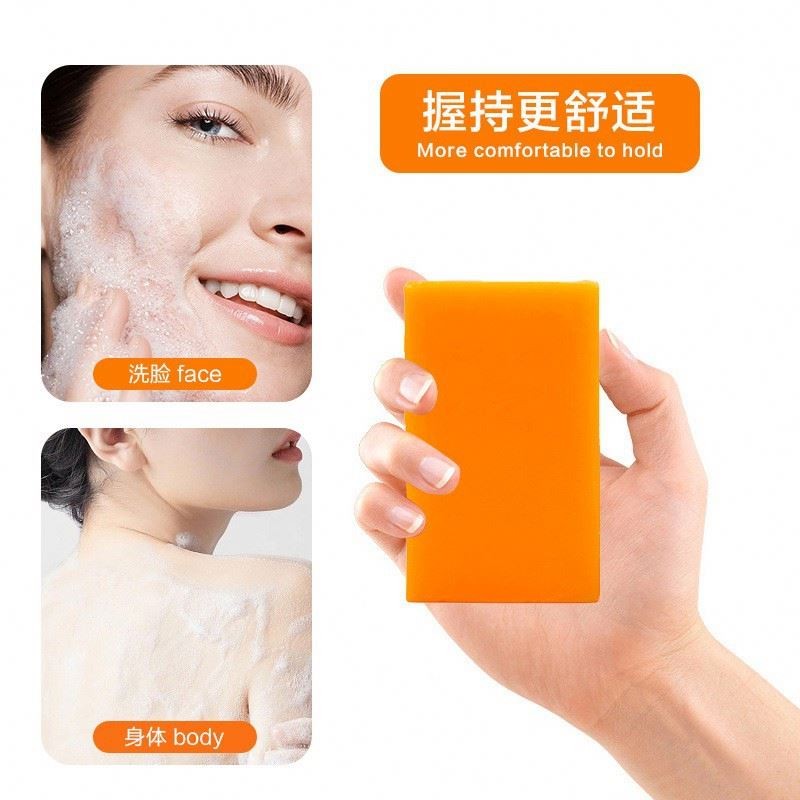 factory Skin Lightening Fairness Moisturizing Orange Kojic Acid Facial Beauty Soap Face and Body for Dark Spot