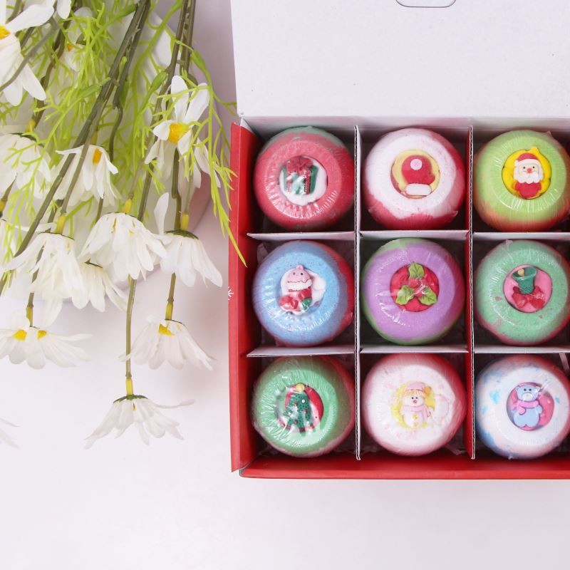 factory Oem Wholesale OEM Spa Natural Rose Lavender Adult Organic Private Vegan Round Salt Handmade Bubble for Bath Bombs