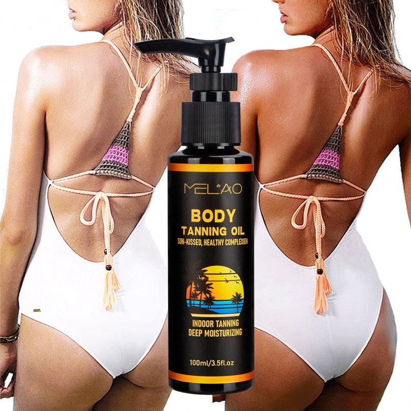 factory Oem Oem Nutritive Serum Hydrating Body Private Label Long Lasting Natural Skin Moisturizer Carrot Tanning Oil