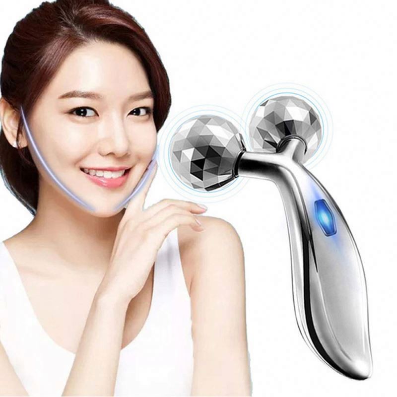 factory Solar One-Second Switch Massage Slimming To Relax Neck Facial Roller Massager