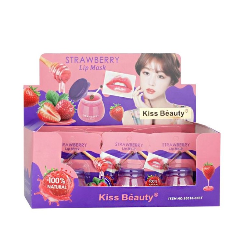 Kiss Beauty Fruit Extract Keep Moisturizing Hydrating Sleeping Lip Care Cream
